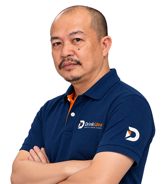 ภาพพอร์ตเทรตผู้บริหารเสื้อโปโล Drinkidea2